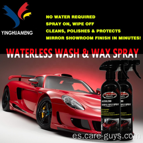 Protector de cuidado de automóviles Cera de lavado de pulido líquido sin agua de agua